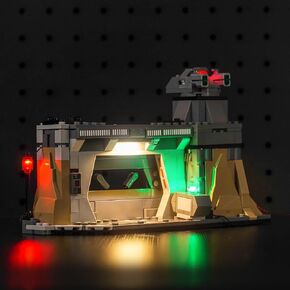 LED Light Kit Compatible with Lego Paz Vizsla and Moff Gideon Battle - No Models Only Light, Creative Lighting Set Accessories Compatible with Lego 75386 Set