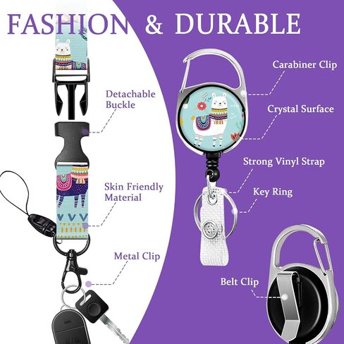 I'm Fine It's Fine Everything is Fine Lanyards for ID Badges for Women/Men Cute, Cat ID Badge Holder with Lanyard Badge Holder/Reel Lanyard with Heavy Duty Badge Holder Keychains for Teacher, Kids in Saudi Arabia