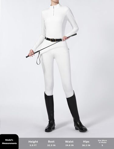 Harrison Howard Long Sleeve Rider Top Stand Collar Breathable Comfortable Stretchy with Embroidery Detailing Form-Flattering Rider Top for Shows Competition in Saudi Arabia