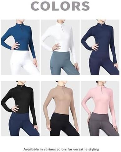 Harrison Howard Long Sleeve Rider Top Stand Collar Breathable Comfortable Stretchy with Embroidery Detailing Form-Flattering Rider Top for Shows Competition in Saudi Arabia