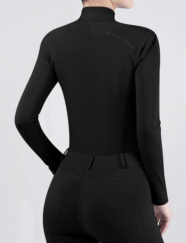 Harrison Howard Long Sleeve Rider Top Stand Collar Breathable Comfortable Stretchy with Embroidery Detailing Form-Flattering Rider Top for Shows Competition in Saudi Arabia