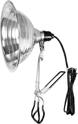 مقبس مصباح مشبك ديلوكس بسيط مع عاكس الألومنيوم 8.5 بوصة قابلة للفصل يصل إلى 150 واط ، in Kuwait