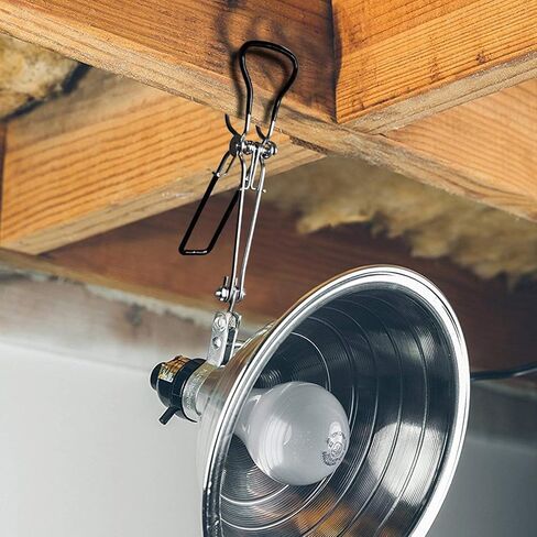 مقبس مصباح مشبك ديلوكس بسيط مع عاكس الألومنيوم 8.5 بوصة قابلة للفصل يصل إلى 150 واط ، in Kuwait