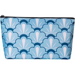 American Mahjong Empty Bag - Blue Printed Mah Jongg Tile Bag (13x7 Inches,Only Case)