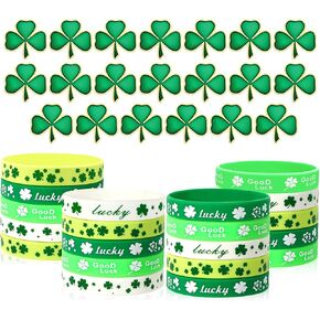 يونيو بروشين 40pcs حزب القديس باتريكز يوم الحفلات ، دبوس سانت باتريكز دبوس دبوس لإكسسوارات يوم سانت باتريك