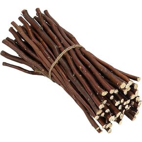 50pcs خشب السجل العصي عصي صياغة خشبية عصي الخشب عصي الخشب فروع الأشجار أغصان الزفاف لزفاف ديكور حفل الزفاف
