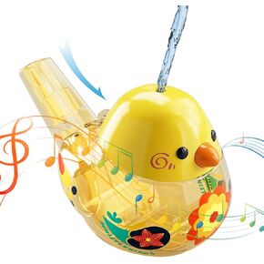 1PC Coloured Drawing Water Bird Whistle Bathtime Musical Whistle, Bird Whistle for Water Call, for Birthday Gifts School Prizes, Novelty and Gag Toys and Party Supplies, Musical Instrument