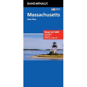 Rand McNally Easy to Fold: Massachusetts State Laminated Map