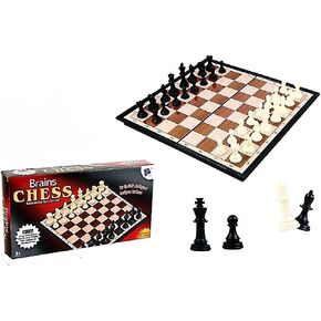Travel Chess Set Magnetic, Mini Chess Set Travel, Portable Chess Board Magnetic, Party Journey Family Game, Ideal Gift for Friends, Foldable Board Storage Box