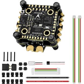 SEQURE FPV Flight Controller Stack AIO 30x30 with 4in1 70A ESC 5V/10V Dual BEC 16MB Blackbox FC for DIY FPV Racing Drones - BLHeli_32