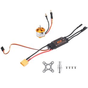 ESC Brushless Two?Way Brushless, 2212 KV2200 Motor 40A Brushless ESC RC Motor ESC Set for Drone Helicopter FPV Aero Parts Aero Accessories