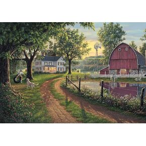 Ledgebay Paint by Numbers Kit for Adults: Beginner to Advanced Number Painting Kit - Fun DIY Arts & Crafts | Color by Numbers for Adults - Kits Include - (Mountain Paradise 16" x 20" Unframed)