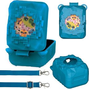 حالة السيليكون لـ Bitzee Magicals Toy Digital Pet ، غطاء الجلد الواقي لـ Bitzee Magicals الافتراضية الافتراضية للحيوانات الأليفة (الأزرق)