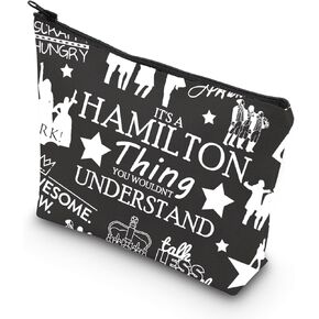 Musical Makeup Bag Musical Quote Cosmetic Bag Musical Inspired Gift For Women Musical Gift (HAMILTON Thing)