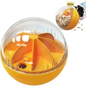 Enrichment Interactive Dog Treat Toy - Mental Stimulation for Dogs，Mentally Stimulating Dog Toys for Boredom Busy (Orange-Beginner)