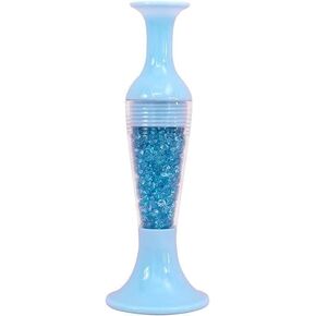 Blue Diamond Pen for Painting Flower Pot Shape 5D Diamond Pen for Painting Point Drill Pen DIY Crafts Cross Stitch Embroidery Sewing Accessories Diamond Art Tools Diamond Pen Kits and Accessories
