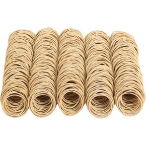 نطاقات مطاطية ، 600pcs Size16 نطاقات مرنة قوية متينة #16 نطاقات مطاطية للوازم المكتبي شريط المطاط في المنزل (2-1/2 "x 1/16")