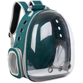 SmartPaw CO Backpack Pet Carriers,Large Space Bubble Pet Backpack for Small Medium Dogs and Cats, Traveler Bubble Backpack Pet Carriers for Cats and Dogs for Hiking, Travel, Airline Approved (Green)