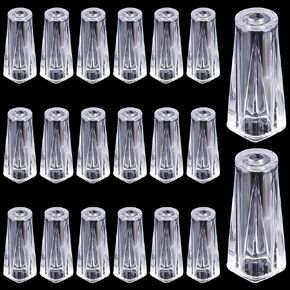 PH PandaHall 20pcs Pull Cord Tassel, Clear Cord Knobs Drops Pull End Plastic Hanging Pulls Window Cord Tassels Blind String Holder for Blinds Pull Cords, Roman Shades Curtain Crafts