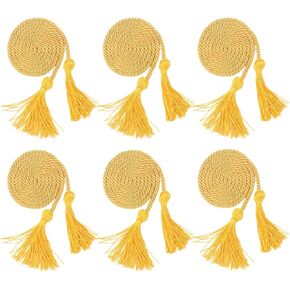 6 Pieces Graduation Cords,Gold Honor Cords,68 Inch