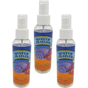 Needzo Hermit Crab Misting Spray Bottle for Cages and Terrariums, Water Bottles for Crabs, Reptiles, and Amphibians, First Pet Starter Kit, Pack of 3, 6.5 Inches