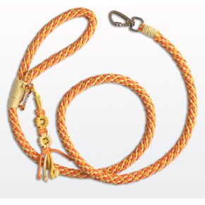 The KUDOS Handwoven Dog Leash with Alloy Metal Buckle – Durable and Stylish Woven Leash for Small to Medium Dogs – Adjustable Buckle, Comfortable Handle