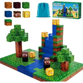 Magnetic Blocks Building Toys for Kids - Magnet Cube STEM Sensory Educational Toy for Toddlers, Birthday Gifts for Boys Girls 3 4 6 7 8-96PCS