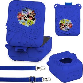 علبة سيليكون لـ Bitzee Disney Interactive Digital Pet ، غطاء واقي لـ Bitzee Disney Virtual Digital Pet (Blue)