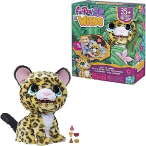 FurReal Lil’ Wilds Lolly The Leopard Interactive Animatronic Plush Toy: Electronic Pet with 40+ Sounds and Reactions; for Kids Ages 4 and Up