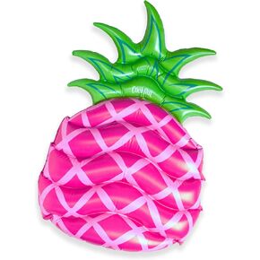 Coconut Outdoor Sweet Pink Pineapple Pool Float - Inflatable Raft - Durable Long Lasting 4.5 Foot Lounge Tube and Water Toy - Colorful Tropical Decoration for Parties, Luaus - Ages 8+ Years