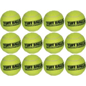 12 Tuff Balls - Industrial Strength Dog Toys - Junior/Small Size