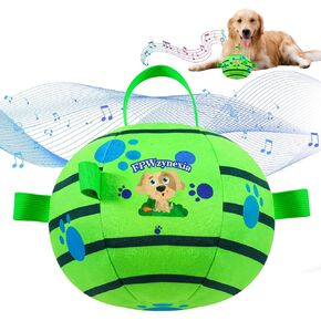 Interactive Dog Toys,Remote Control Dog Balls with Jumping, Rolling & Moving Functions - Includes a Vibrating Dog Ball and Durable Chew Fabric for Safe Play (5.51")
