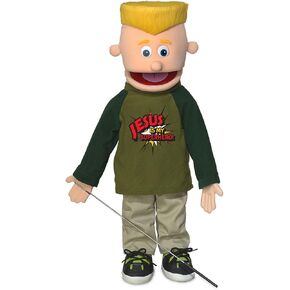 25" Jesus is My Superhero, Peach Boy, Full Body, Christian Ministry Puppet