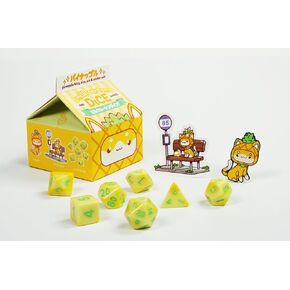 1985 Games Orange Cat Milk Carton Dice – Meet The Adorable Residents of Fruit Meadows with This Charming Collectible Set