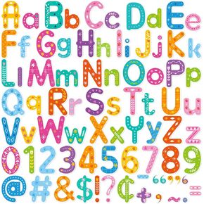 Faccito 231 Pcs Spring Bulletin Board Decoration Colorful Letters Numbers Alphabet Cutouts Springtime Flower Letters Punctuation Combo Pack Set for Spring Back to School Classroom Chalkboard Decor