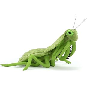 Simulation Leaf Back Praying Mantis Stuffed Animal, Leaf Back Praying Mantis Plush Toy 11inch Insect Animal Children Gift, Home Decoration Stuffed Toy…