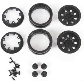 Axial 1.9 Raceline Monster Beadlock Wheels, Black (2), AXI43004