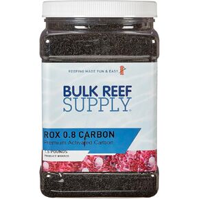 Bulk Reef Supply Premium ROX 0.8 Aquarium Carbon for Freshwater & Saltwater Aquariums (1/2 Gallon)