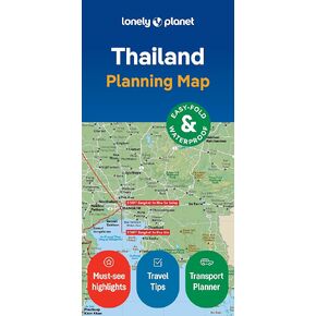 Lonely Planet Thailand Map Map