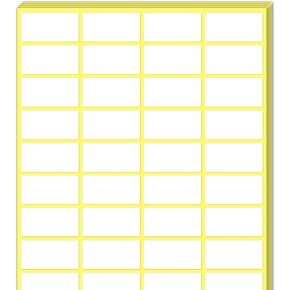 1000 Pieces, 2 x 1 inch - White Labels Stickers to Write On, Blank Stick On Adhesive Sticky Labels