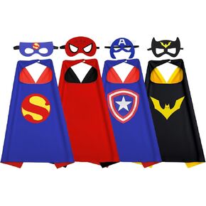 Kids Capes and Masks Boys Girls Costumes for Halloween Christmas Cosplay Dress Up in Saudi Arabia