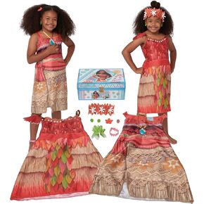 Disney Princess Moana Dress Up Trunk - 11 Pieces [Amazon Exclusive]