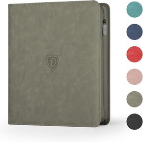 Trading Card Binder with Zip,12 Pockets Card Binder,720 Double Sided Pocket Card Collection Binder,Card Album Card Folder for MTG,TCG,Sports Cards,Game Cards,Black