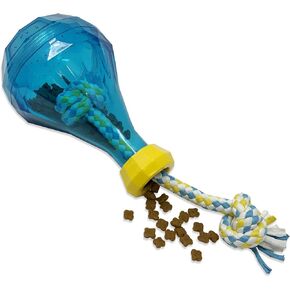 حيواناتنا الأليفة IQ تعالج لعبة Tug & Activity Dog Puzzle & Rope Dog Toy (ألعاب الكلب التفاعلية ولعبة حبل الكلاب ولعب ألغاز الكلاب ولعبة Tug Dog في واحد فقط إضافة كلب أو طعام جاف للكلاب) - متوسط ​​7.5 "