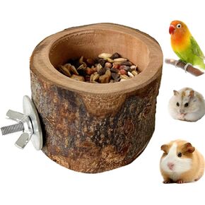 Small Bird Feeding Dish Cups, Removable Pet Food Bowl for Cage, Parrot Feeding Bowls for Finches Lovebirds Budgie Cockatiel Parakeet