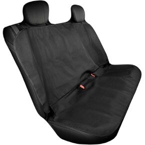 3D Maxpider Custom Fit Seat Defender مقعد مقعد (أسود) عالمي مقعد السيارة متوافق مع السيارة وسيارة السيدان وسيارات الدفع الرباعي والشاحنة والشاحنة - واقي المقعد الخلفي (1 CTN = 20 pcs)