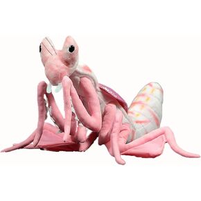 Simulation Pink Orchid Mantis Stuffed Animal 11" Long, Cute Soft Orchid Mantis Plush Toy for Kids Boys and Girls, Stuffed Toy…