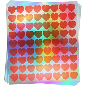 Heart Stickers，Envelope Stickers，Wedding Stickers，Love Stickers，Heart Sticker (Laser)