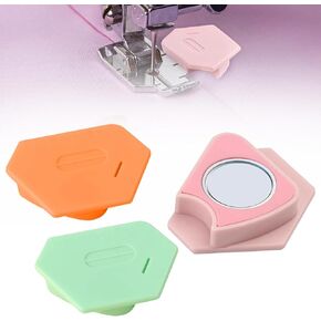 3 Pcs Magnetic Seam Guide for Sewing Machine, Multifunctional Polygonal Hemmer Guide with Scale,Universal Sewing Accessory for Magnet Making Machine