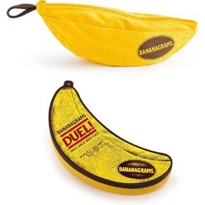 Bananagrams Classic & Duel Bundle.Exciting Word Game Set. Fast-Paced Family Fun & 2-Player Duels. Portable, Educational, and Perfect for Game Nights or Travel